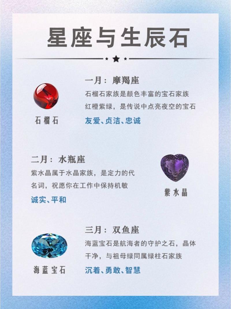 十二星座摩羯座幸运宝石 摩羯女的幸运物