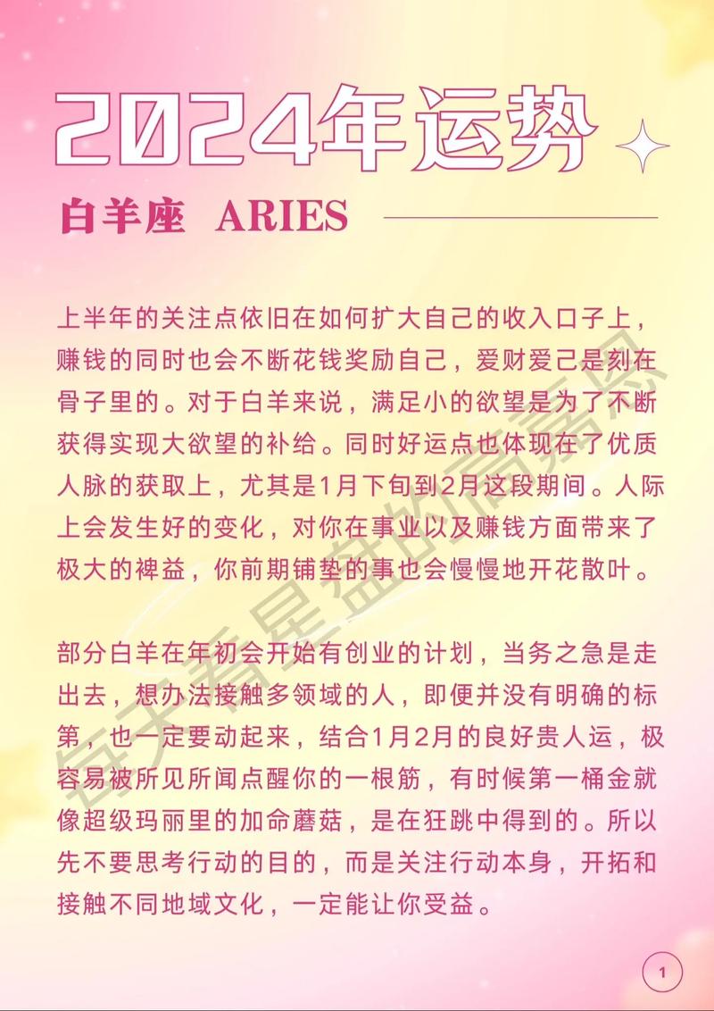 白羊座2025年的运势 白羊座2025年运势学习