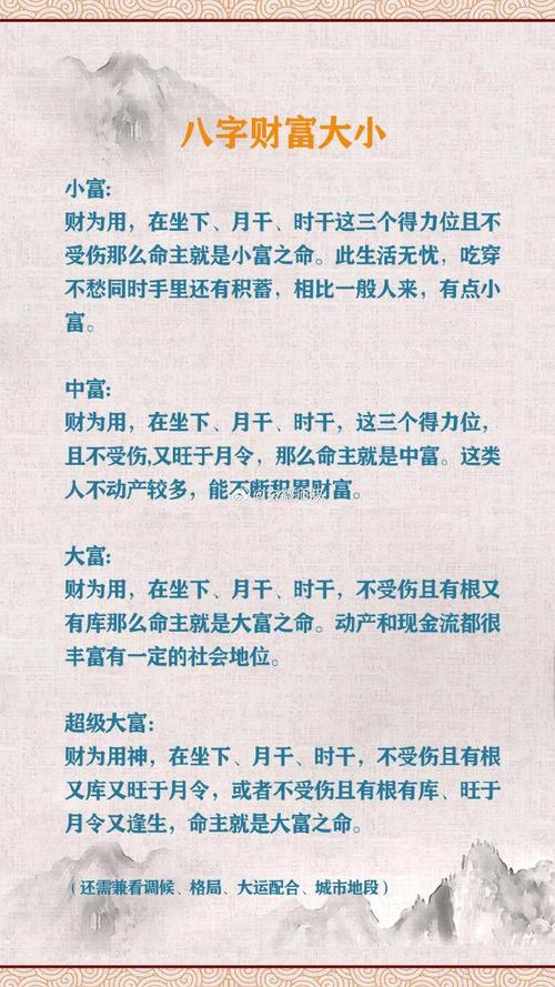 算命财富等级非常高具体是哪个 算命的十大知识