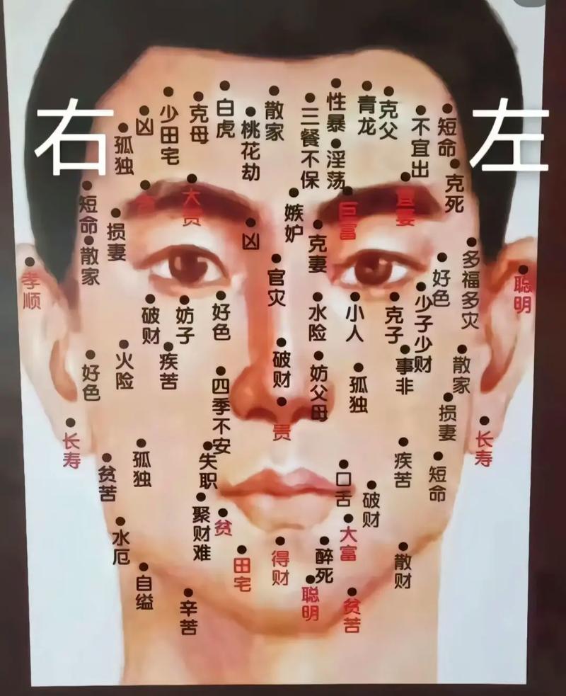 看脸上的痣算命 测脸上有痣代表什么
