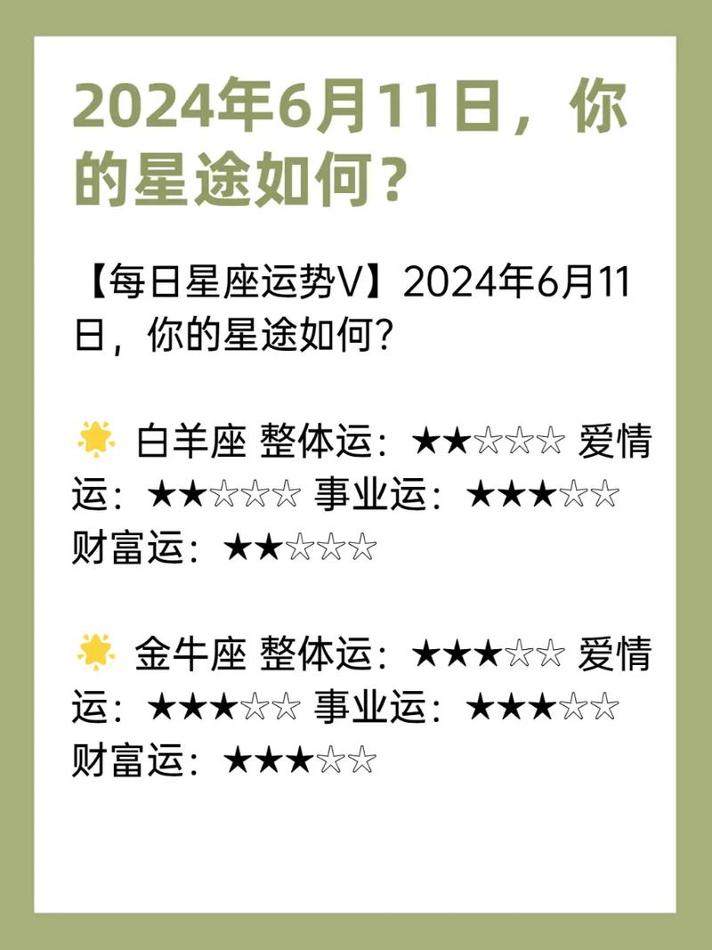 白羊座6月11号运势如何 白羊座今日运势6月