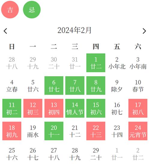 阳历2025年2月理发吉日 2024阳历12月份理发吉日